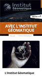 Mobile Screenshot of institut-geomatique.fr